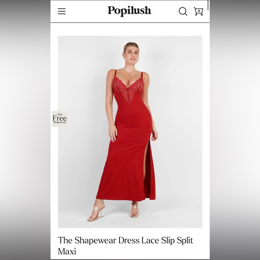 Popilush Lace Shapewear Dress